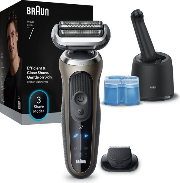 Braun Series 7 72-C7200cc Rasierer für Herren, Grau - Bild 1