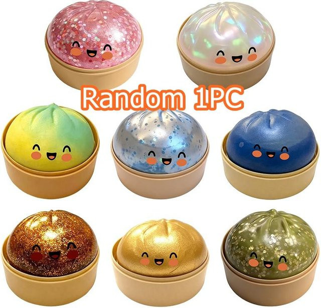 BC Pet Supplies Squishy Falscher Baozi, Stressabbau-Spielzeug, Kneten - Bild 1