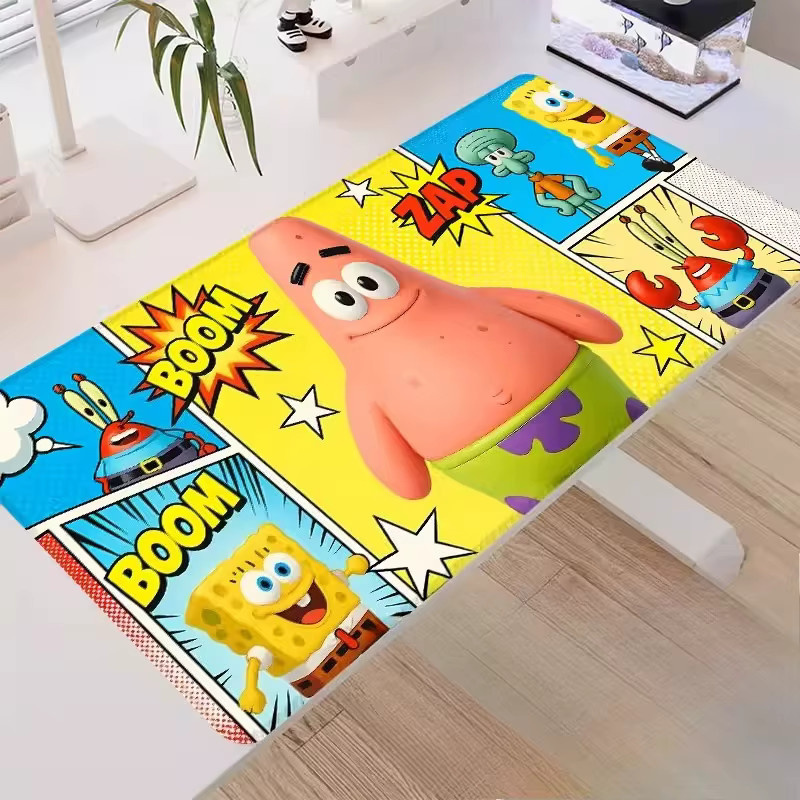 SpongeBob Schwammkopf Leder Mauspad von Potdemiel in Multicolour für Desktop und Laptop - Bild 2