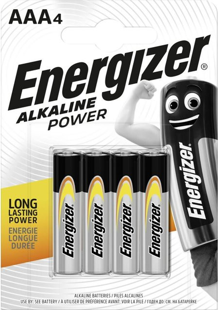 Energizer Alkaline Power AAA Micro Batterien 4er Pack - Bild 2