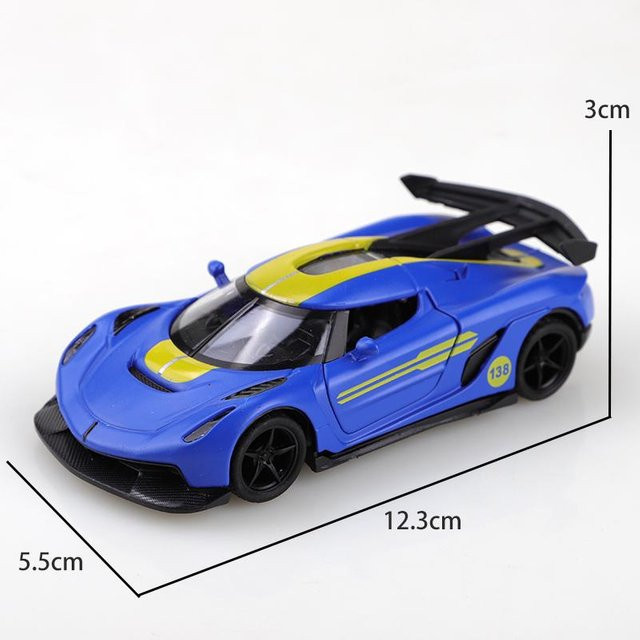 Linyi toy car Rennwagen Spielzeugmodell, 1:36, Metall, ab 4 Jahren - Bild 1