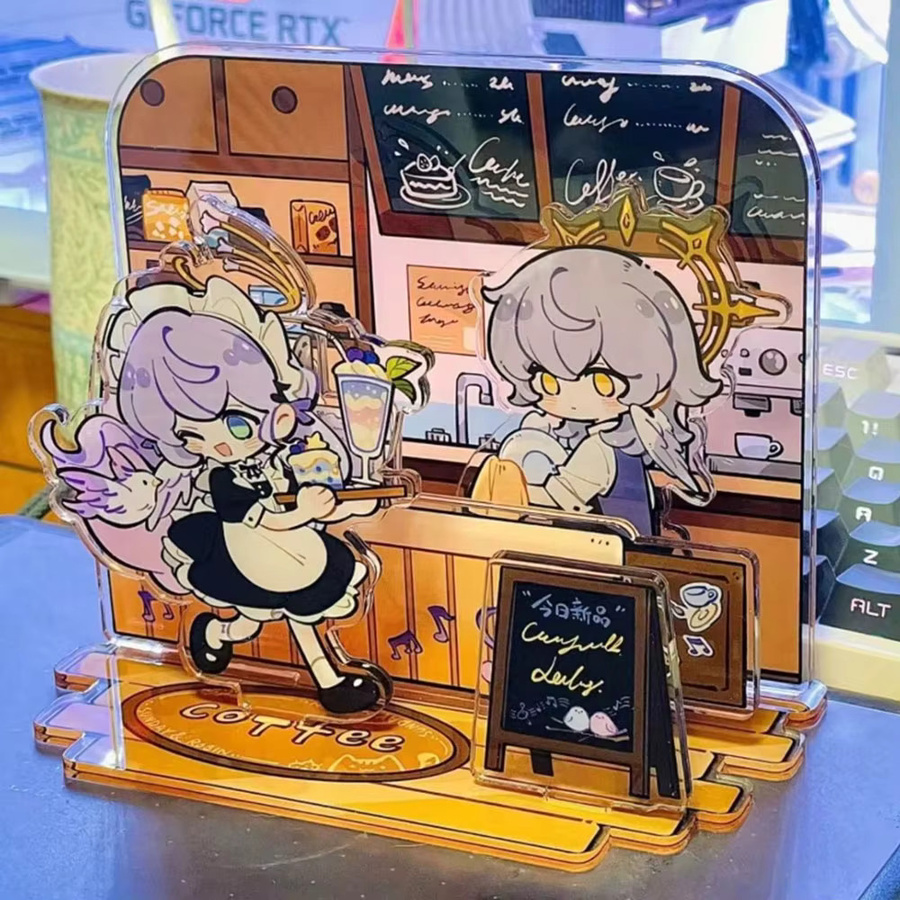 BOOCRE Honkai Star Rail Robin, Acryl Figur, Desktop Dekoration - Bild 2