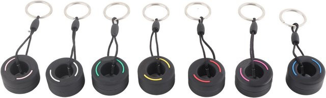 Neoglint Schlüsselanhänger Auto Reifen, Weichgummi PVC, Unisex - Bild 1