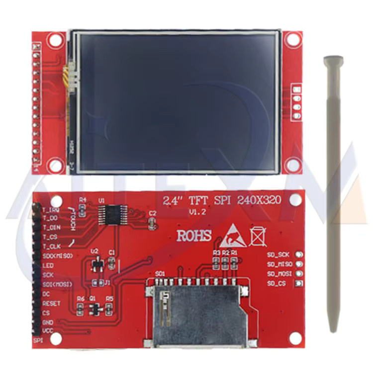 AITEXM ROBOT SPI TFT LCD Touch Panel mit ILI9341 ST7789 Treiber Chip, Farbe: Rot - Bild 3