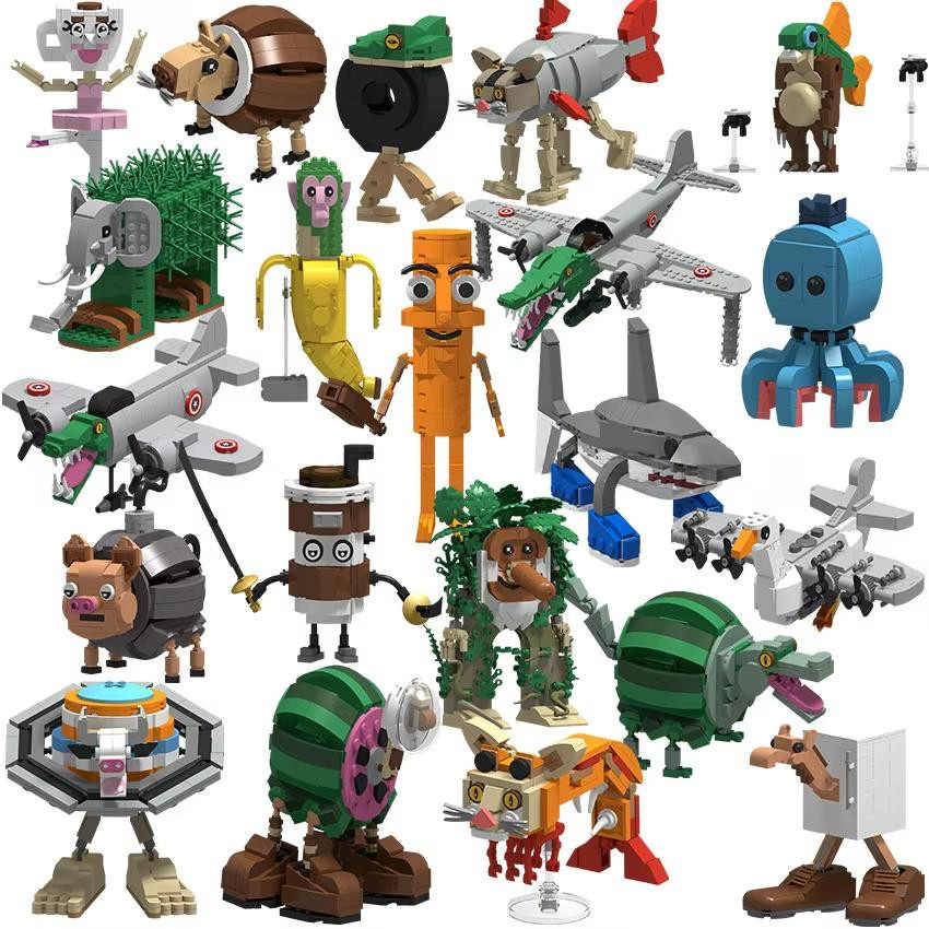 Linyi toy Konstruktionsteile bunt, Kunststoff, 6-12 Jahre - Bild 1