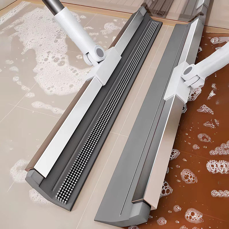 GQHOME Silikon-Schaber-Besen als vielseitiger Boden- und Glaswischer für Bad und Toilette, Höhe: 120 cm - Bild 2