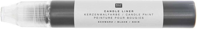 Rico Design Candle Liner Kerzenmalfarbe Schwarz 30ml - Bild 1