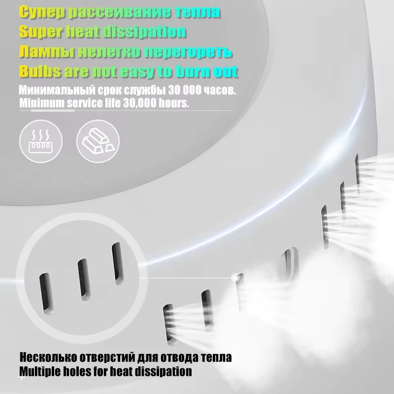 LANGYUE LED Industrie-Arbeitsleuchte für Werkstatt und Deckenmontage 110V-220V - Bild 2