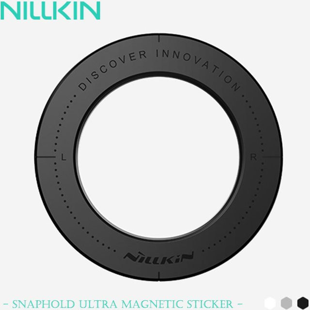 Nillkin MagSafe Metallring-Aufkleber-Set mit verstellbarem Multi-Winkel-Tablet-Ständer und magnetischem Halter für iPad-Zubehör in Schwarz oder Weiß - Bild 1