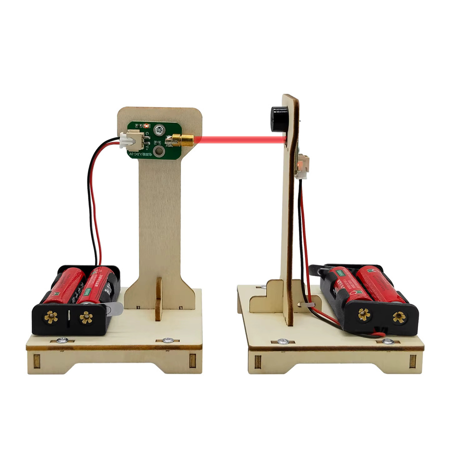 Meade DIY Infrarot-Laser-Alarm Lehrmodell, Holz, Natur / Holzfarben - Bild 2