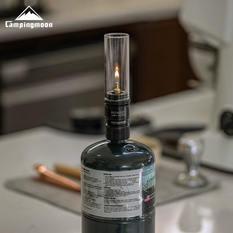 CAMPINGMOON Selbstschließender Gasadapter aus Aluminiumlegierung für Propan-Gasflaschen und Hochgebirgs-Kocher - Bild 1