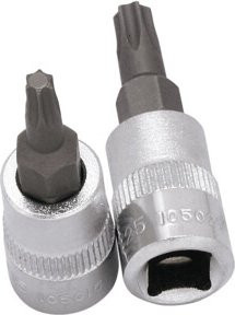 Kraftwerk 1/4" TX-Bit-Stecknuss T27 in Silber - Bild 1