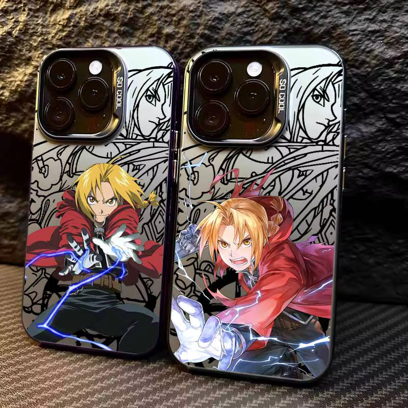 Bunte Silikon-Handyhülle im Fullmetal Alchemist Anime Design für Xiaomi und POCO Modelle - Bild 2