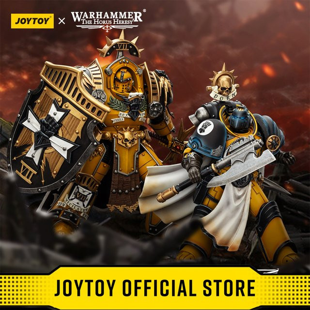JOYTOY Warhammer 40k Imperial Fists Legion Praetor Actionfigur, 1/18 - Bild 1