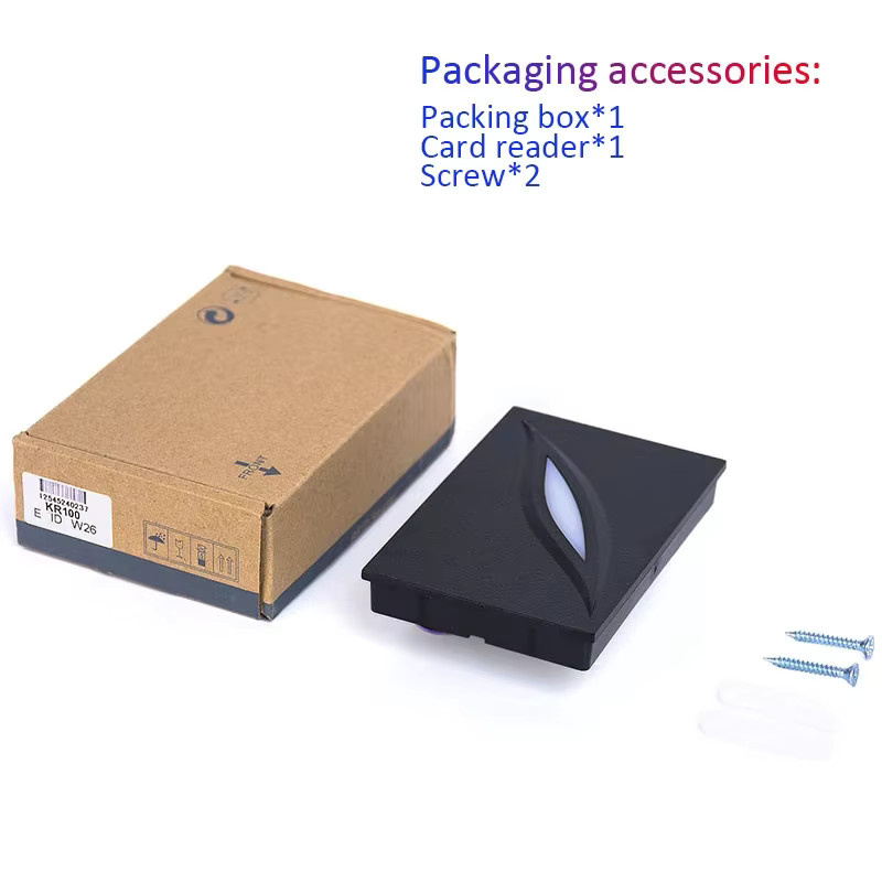 Zk RFID IC Kartenleser IP68 Wasserdicht Wiegand WG26 WG34 125kHz 13,56MHz Schwarz - Bild 2