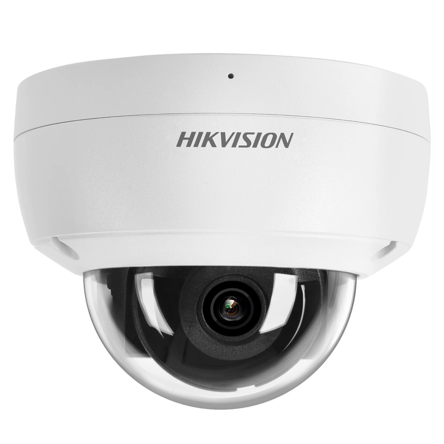Hikvision IP-Dome-Kamera DS-2CD2186G2-ISU 8MP 4K mit AcuSense Darkfighter, eingebautem Mikrofon und Alarm, Farbe: Weiß - Bild 2