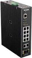 D-Link DIS-200G-12PS Ethernet Switch in Schwarz mit 12 Ports und 1 Gbe Unterstützung - Bild 1