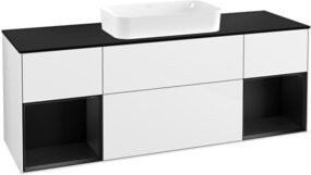 Villeroy & Boch Waschtischunterschrank Finion mit Abdeckplatte, Farbe Blau und Weiß, B/T/H: 160 x 60 cm - Bild 1