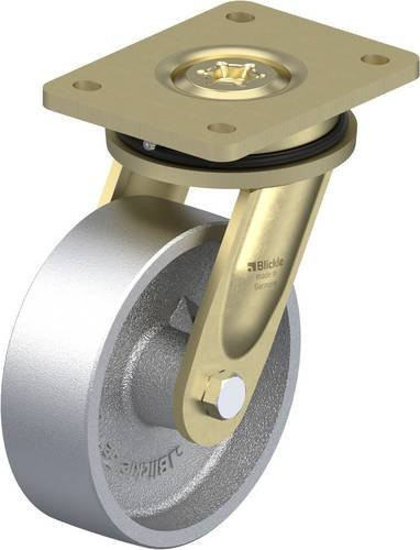 Blickle LS-G 150G Lenkrolle in Silber, Rad-Durchmesser: 150 mm, Tragfähigkeit: 900 kg - Bild 1