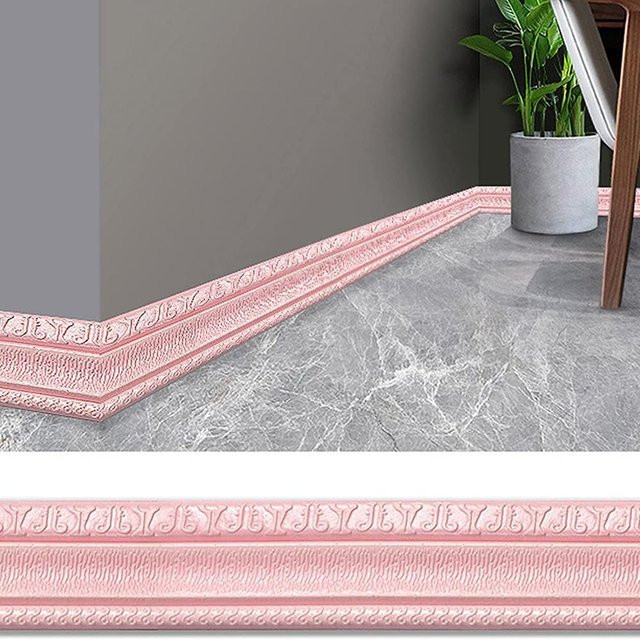 Dekorative Wandverkleidungslinien-Aufkleber von Room Acc in Pink - Bild 1