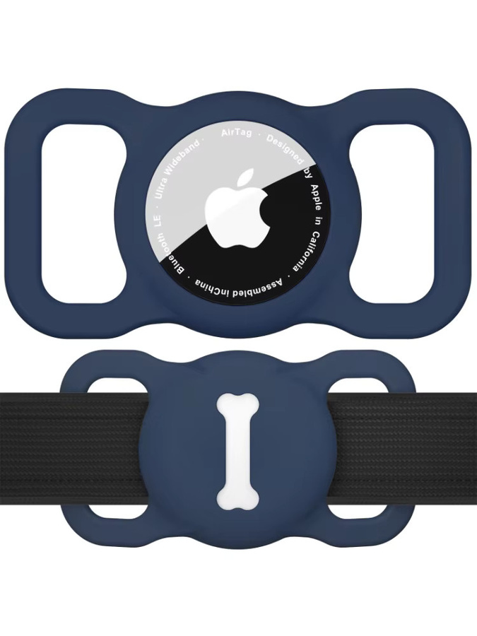 Silikon-Schutzhülle für Apple AirTag in Grün als Halsbandabdeckung für Haustiere wie Hund oder Katze - Bild 6