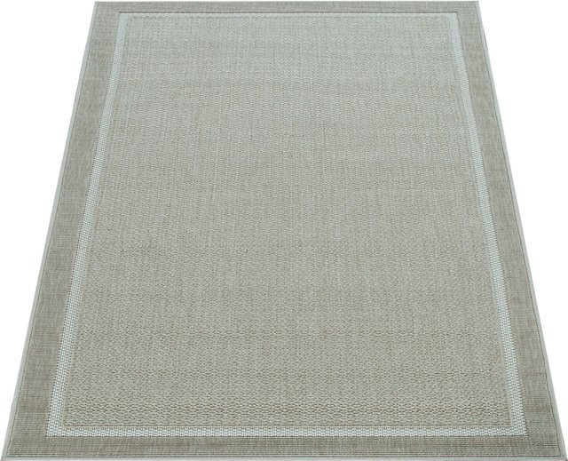 In- & Outdoor-Teppich Bruna Beige Geometrisch Skandi B/T: 120 x 170 cm - Bild 1