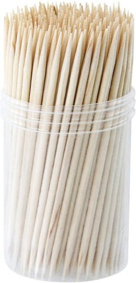 Fackelmann Zahnstocher Fair in Beige, 190 Stück, 6,5 cm - Bild 1