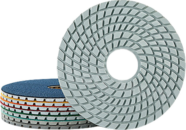 Okerqi Diamant-Polierscheibe für Nassschliff, Durchmesser: 250 mm, ideal für Beton, Granit und Stein - Bild 1