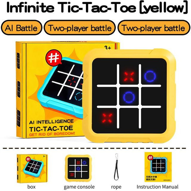 Binchi Tic-Tac-Toe, Elektronisches Brettspiel, ab 14 Jahre - Bild 1
