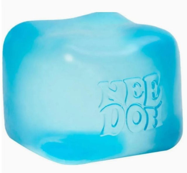 Schylling Needoh Nice Cube, Stressabbau Sensorisches Spielzeug, blau - Bild 1
