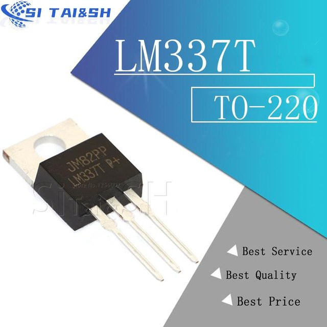 Si Tai&SH 10er Set LM317T TO-220 Spannungsregler IC in Schwarz - Bild 1