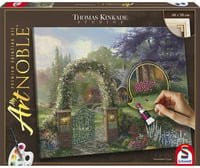 Schmidt Spiele Thomas Kinkade Hummingbird Cottage Malset Leinwand - Bild 1