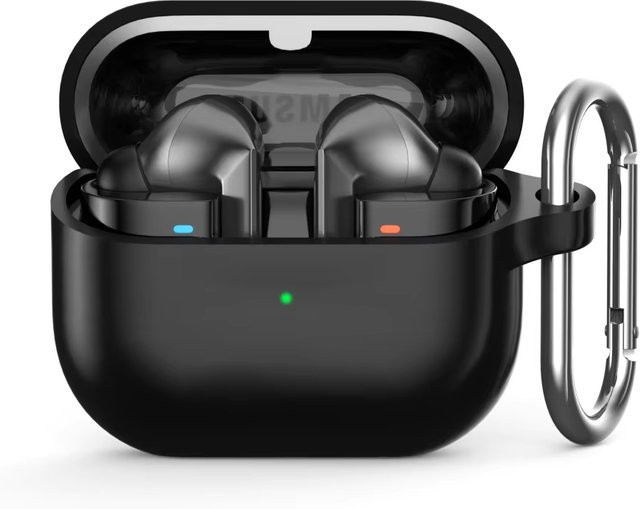 Bolomboy Silikon Schutzhülle für Samsung Galaxy Buds 3 und Buds 3 Pro in Lila - Bild 1