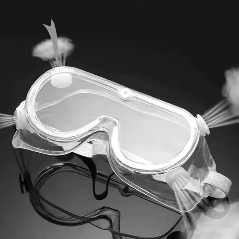 NIGF Schutzbrille mit breiter Sicht und Antibeschlagfunktion, klare Linse, verstellbarer Augenschutz - Bild 3
