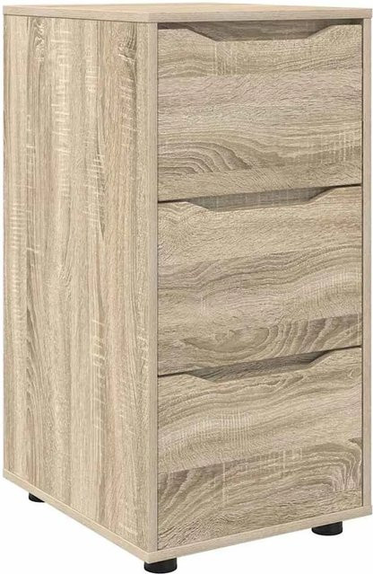 vidaXL Aufbewahrungsschrank Sonoma-Eiche in Beige aus Holzwerkstoff, B/T/H: 40 x 48 x 81 cm - Bild 1