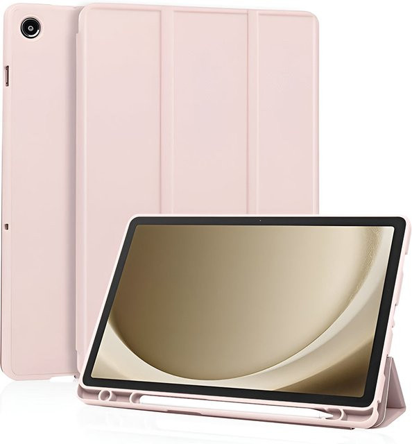 Techsuit Flex Trifold Schutzhülle für Samsung Galaxy Tab A11+ / Tab A9+ in Rosa - Bild 1