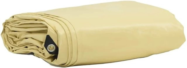 vidaXL Plane Beige mit PVC-Beschichtung B: 150 cm, B: 10 m - Bild 1