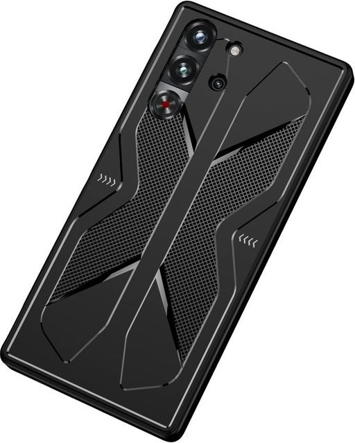 Flexible TPU Schutzhülle für ZTE Nubia Red Magic 10 Pro und Red Magic 10 Pro+ Plus in Schwarz - Bild 1