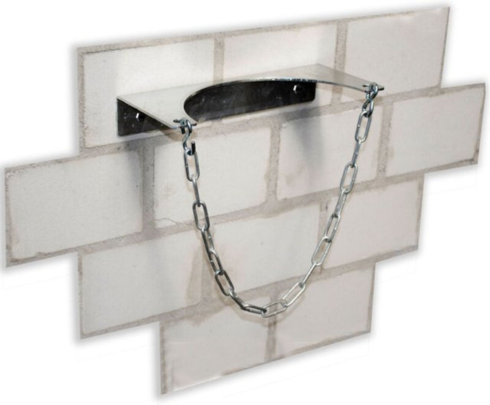 Bauer Gasflaschen-Wandhalterung GWH 230-I, feuerverzinkt, Silber, L 290 x B 135 x H 50 mm - Bild 2