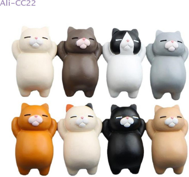 JETTING 3D Cartoon Katze Magnetischer Kühlschrank Aufkleber aus Harz in Multicolour für deine Küchendekoration - Bild 1