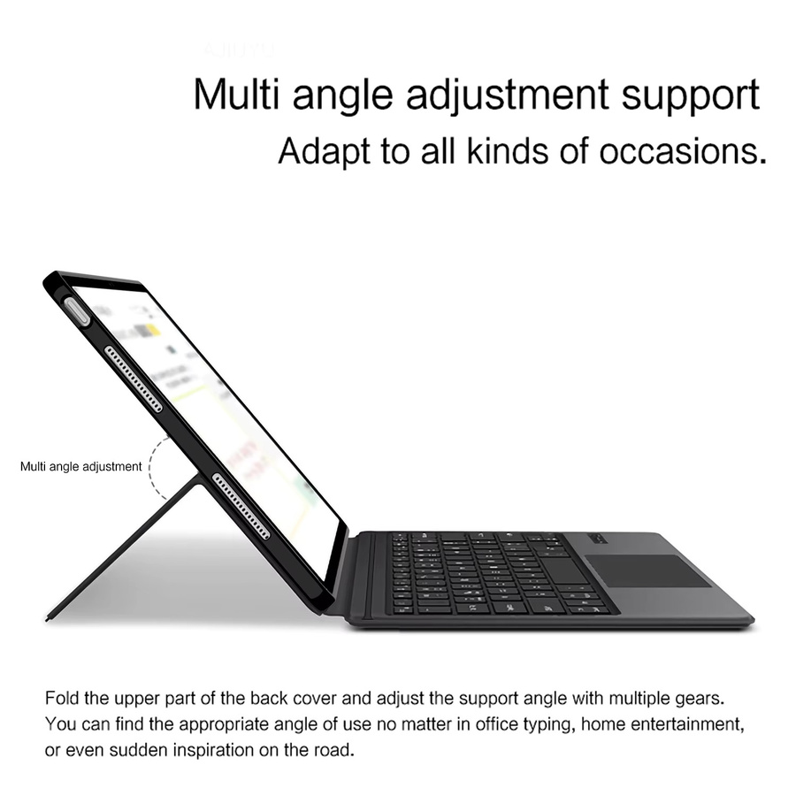 AJIUYU Touchpad-Tastatur und Hülle für Lenovo Xiaoxin Pad Pro 13 / GT 13 Zoll 2026 und Idea Tab Pro Gen 2 13 Zoll, Schwarz - Bild 4