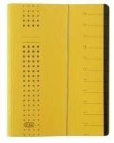 Elba Ordnungsmappe Collection Folder Gelb A4 aus Karton mit Gummiband - Bild 1
