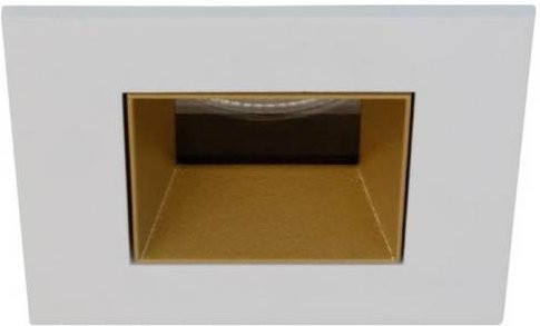 Brumberg LED-Einbauleuchte quadratisch in Weiß oder Gold/Messing, dimmbar, IP44 - Bild 1