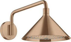 Hansgrohe Axor Kopfbrause Rund in Gold mit 2 Strahlarten und Anti-Kalk-Funktion, Durchmesser: 24 cm - Bild 1
