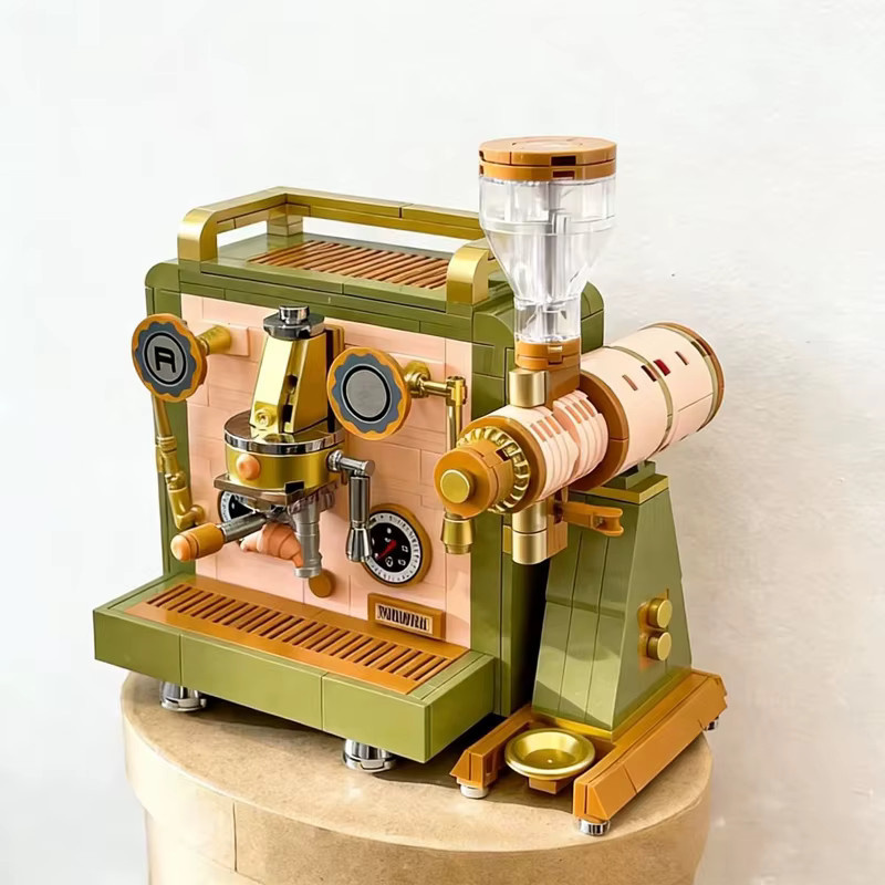 Decool Vintage Kaffeemaschine, Bauklötze, Modellbausatz - Bild 3