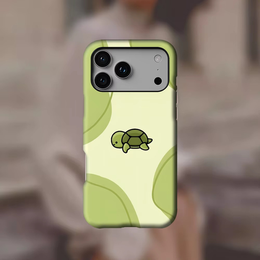Turtle StreamFor Magnetische Handyhülle für iPhone 17 16 15 14 13 Pro Max Plus, Robuste Ein- und Doppelschicht-Schutzhülle, Grün - Bild 2