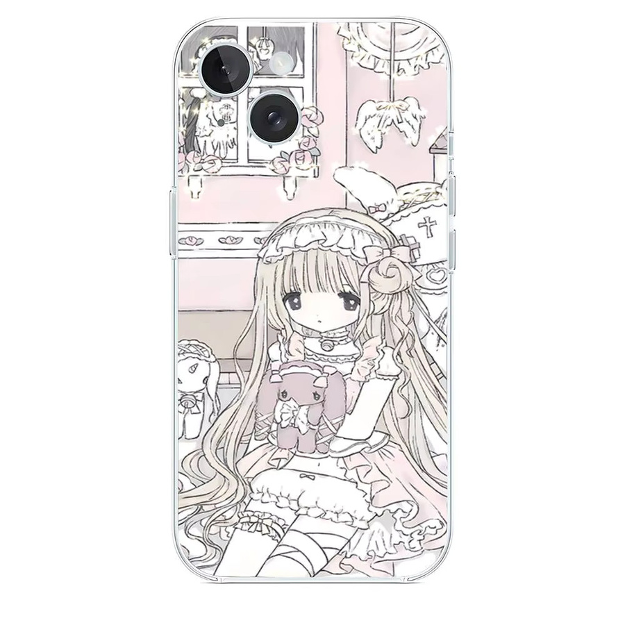 Transparente Chobits Handyhülle für Apple iPhone 11 bis 17 Pro Max und weitere Modelle - Bild 4