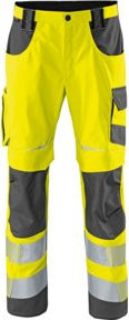Kübler PSA Reflectiq Arbeitshose 2207 in Warngelb/Anthrazit mit Cordura - Bild 1