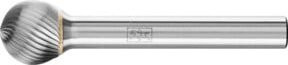 PFERD Hartmetall Frässtift Kugel KUD universal fein, Durchmesser: 12 mm, Schaft-Durchmesser: 6 mm, Farbe: Silber - Bild 1