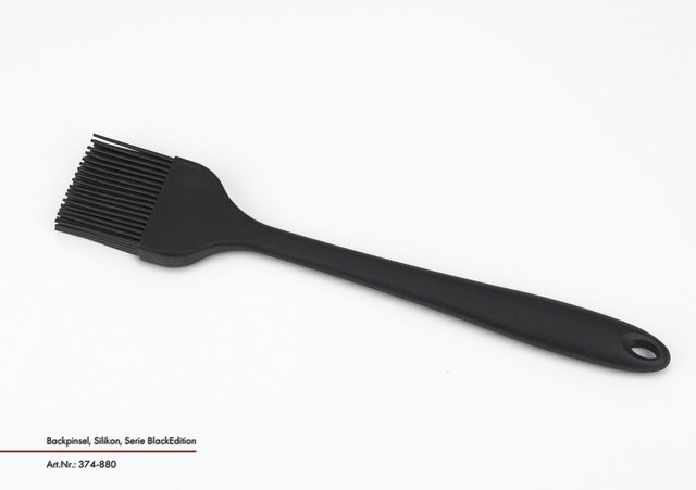 Backpinsel JUSTINUS BLACK EDITION aus Silikon in Schwarz, spülmaschinenfest - Bild 1